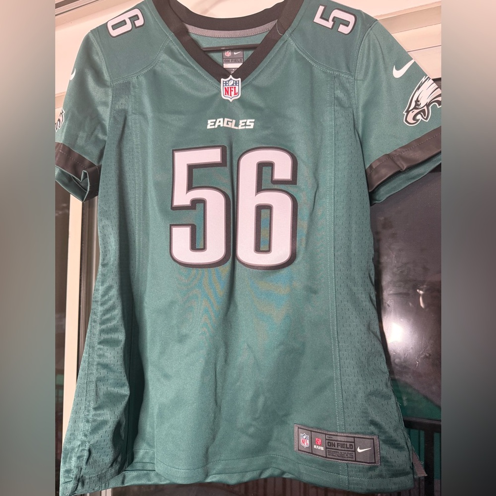 Nike NFL Philadelphia Eagles Midnight Green On Field Game Player Jersey
